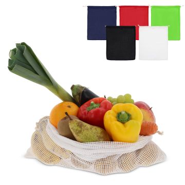 Goodies Sac Couleurs Réutilisable, en Coton Oeko-Tex 40x45cm en 140 g/m²