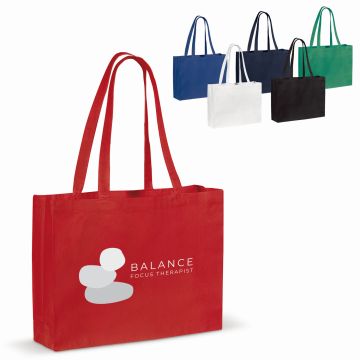 Sac Publicitaire en coton recyclé 49 x 14 x 37 cm en 140 g/m² 