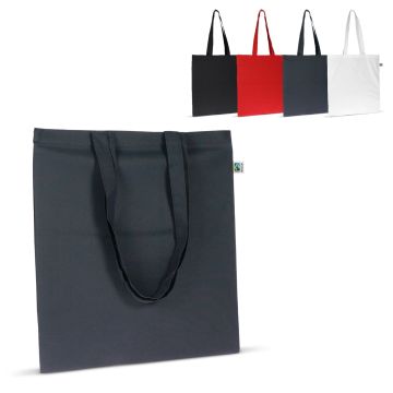 Sac Publicitaire Fairtrade long 38 x 42cm en 140 gr/m²