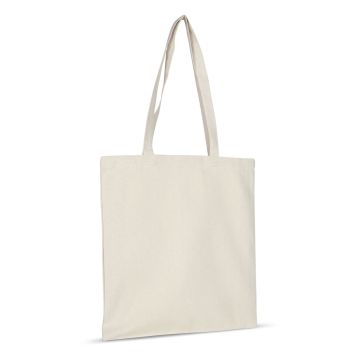 Sac publicitaire OEKO-TEX® nature long 220g/m² 38x42 cm