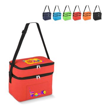 Sac publicitaire isotherme à double compartiment 30 x 20 x 25cm 12L