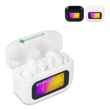 Écouteurs goodies sans fil ANC avec écran tactile LCD