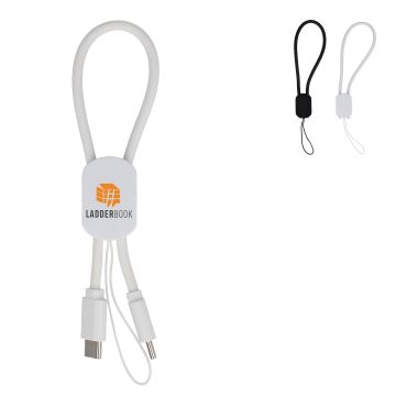 Câble USB-C format Porte-clés publicitaire 60 W