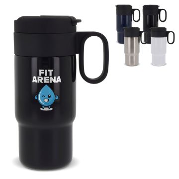 Mug à personnaliser isotherme anti-fuite pour voiture flow 300 ml