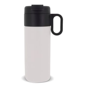Mug publicitaire Isotherme Flow avec poignée. Impression en sublimation 400 ml