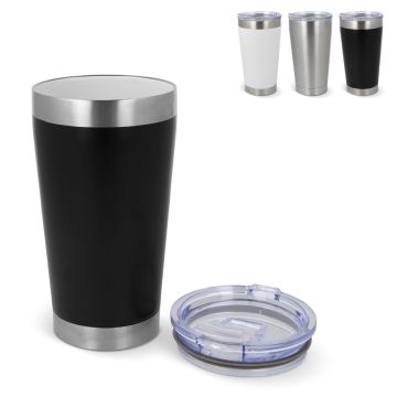 Mug thermo céramique avec couvercle - Cango 500 ml