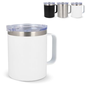 Mug Publicitaire céramic thermo avec couvercle Danube 350 ml
