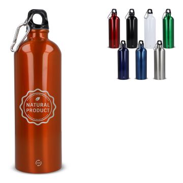 Bouteille à simple paroi R-SS avec mousqueton 750ml