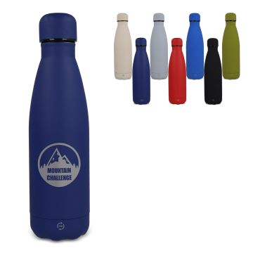 Bouteille acier Swing toucher doux 500 ml