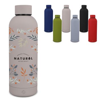 Bouteille isotherme publicitaire Alchemy toucher doux 500 ml
