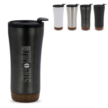Mug Publicitaire double paroi avec base en liège 480 ml