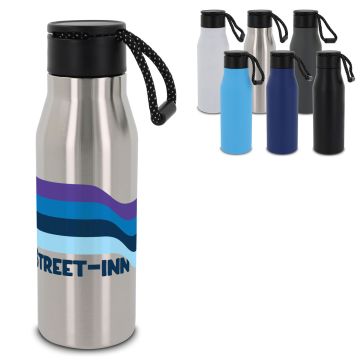 Gourde Publicitaire isotherme avec dragonne 600 ml