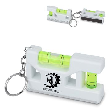 Mini Porte-clés publicitaire niveau à bulle
