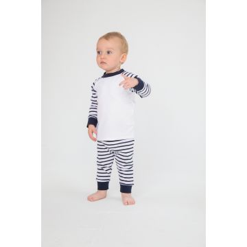 Pyjama à marqué à rayures