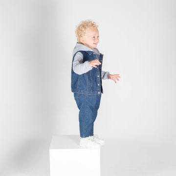 Veste Publicitaire en Jean à Capuche Enfant
