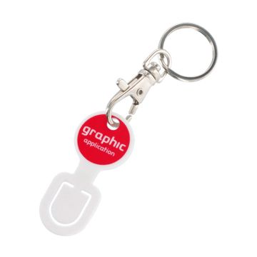 Porte-Clés Mousqueton Publicitaire Petit Modele avec Clipcourse