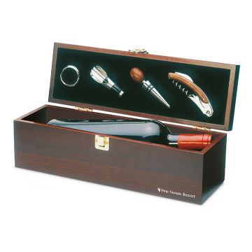 Coffret à vin en bois