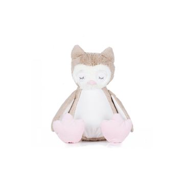 Peluche cadeau client Zippée Chouette