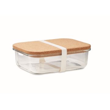 Lunchbox en verre & liège