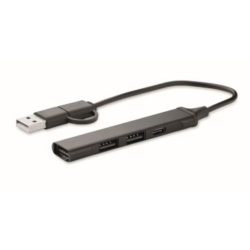 Hub USB 4 ports 19 cm