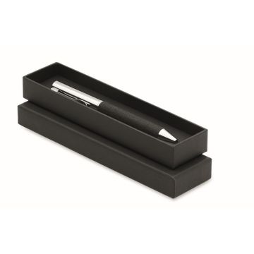 Stylo bille twist métal +boîte