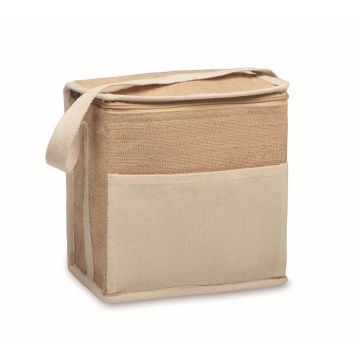 Sac isotherme toile et jute 3L