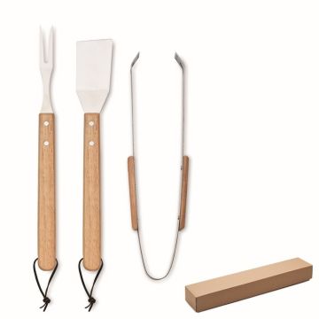 Set de barbecueen chêne