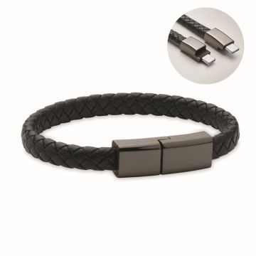 Câble bracelet tressé type C