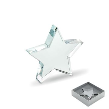 Trophée en verre Etoile à graver