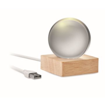 Sphère en verre LED