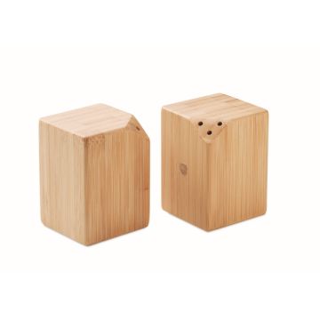 Set sel et poivre en bambou