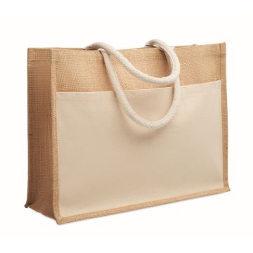 Sac shopping Publicitaire en jute 280 gr/m²