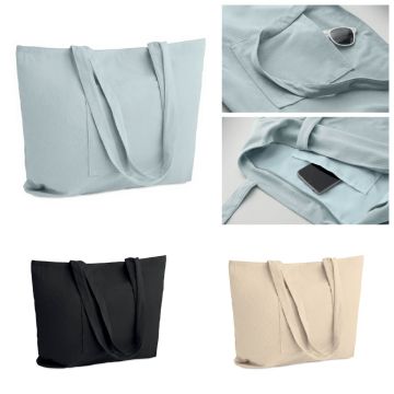 Grand Sac shopping Publicitaire en velours