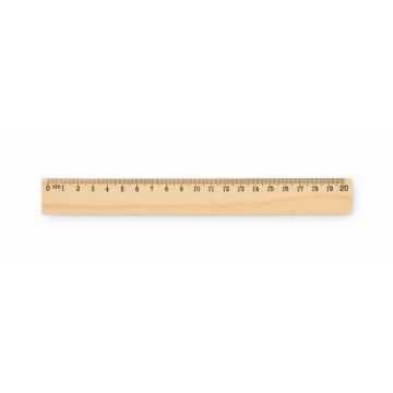 Règle en bois 20 cm