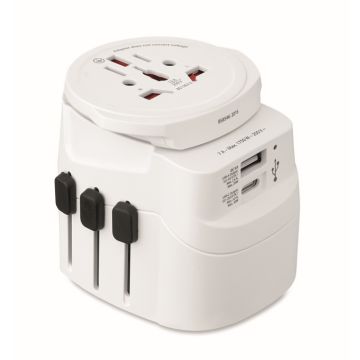 Adaptateur universel 3 pôles USB 30W PD