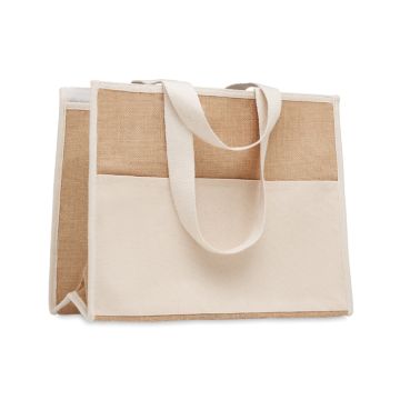 Goodies Sac Shopping en Toile et Jute