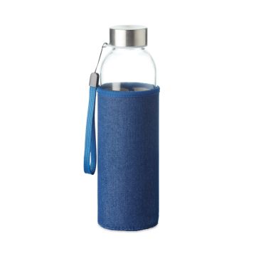 Objet publicitaire Bouteille & housse denim 500 ml 