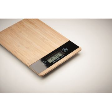 Balance de Cuisine Publicitaire Bambou Abs