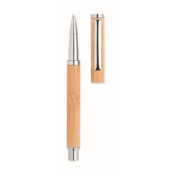 Stylo Publicitaire encre gel en bambou