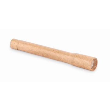 Lampe Torche publicitaire en bois de hêtre 5W