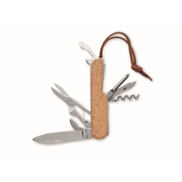 Couteau multi-outils en liège publicitaire