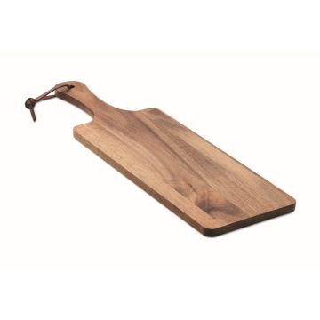 Planche de service en acacia publicitaire