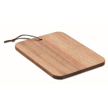 Planche découper bois d'acacia publicitaire