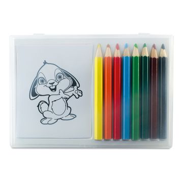Set crayons de couleur en bois