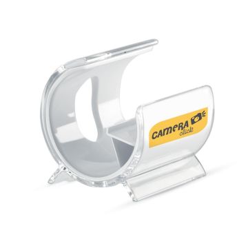 Support de téléphone transparent élégant pour bureau