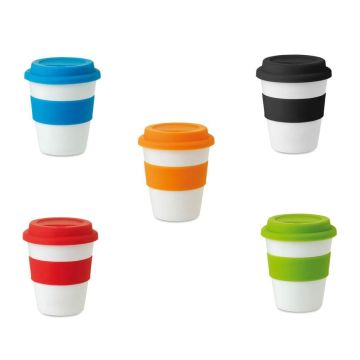 Gobelet PP, couvercle silicone