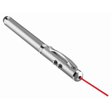stylo à bille, stylet, lampe Led blanche et pointeur-laser