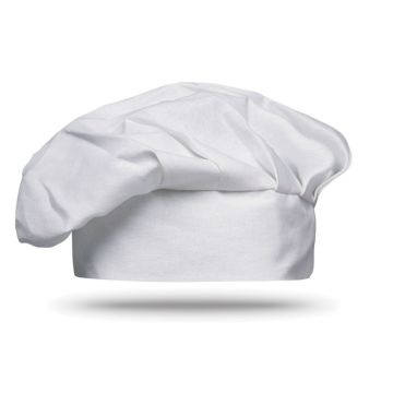 Toque de chef en coton 130g/m²