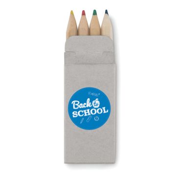 4 coloured pencils
