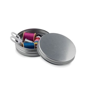 Set de couture boîte ronde